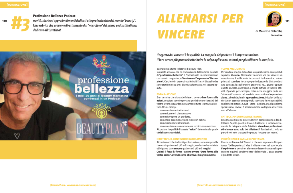 articolo estetista